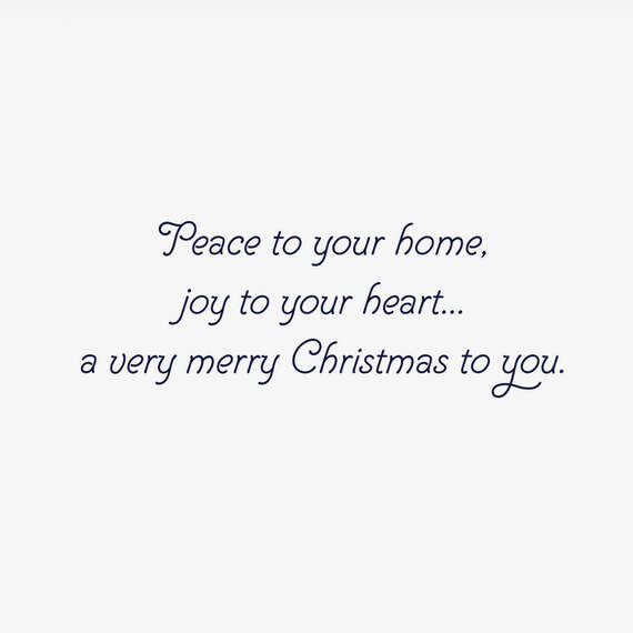 Peace to Your Home, Joy to Your Heart Christmas Card, , large image number 2