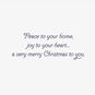 Peace to Your Home, Joy to Your Heart Christmas Card, , large image number 2
