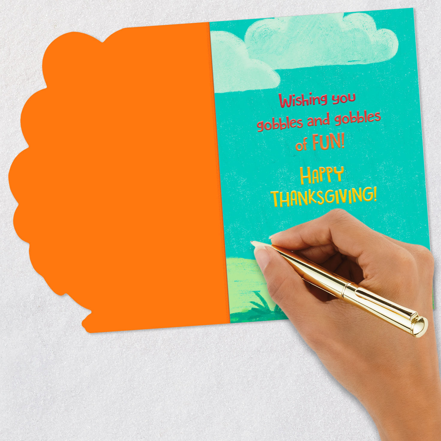 Gobbles of Fun Thanksgiving Card for only USD 2.99 | Hallmark