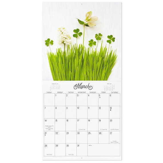 Flowers 2021 Wall Calendar, 12-Month, , large image number 2