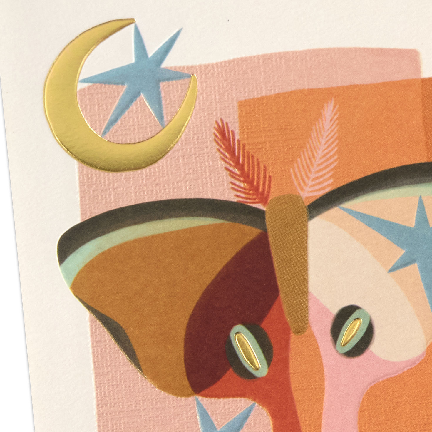 Luna Moth, Moon and Stars Blank Card for only USD 5.59 | Hallmark
