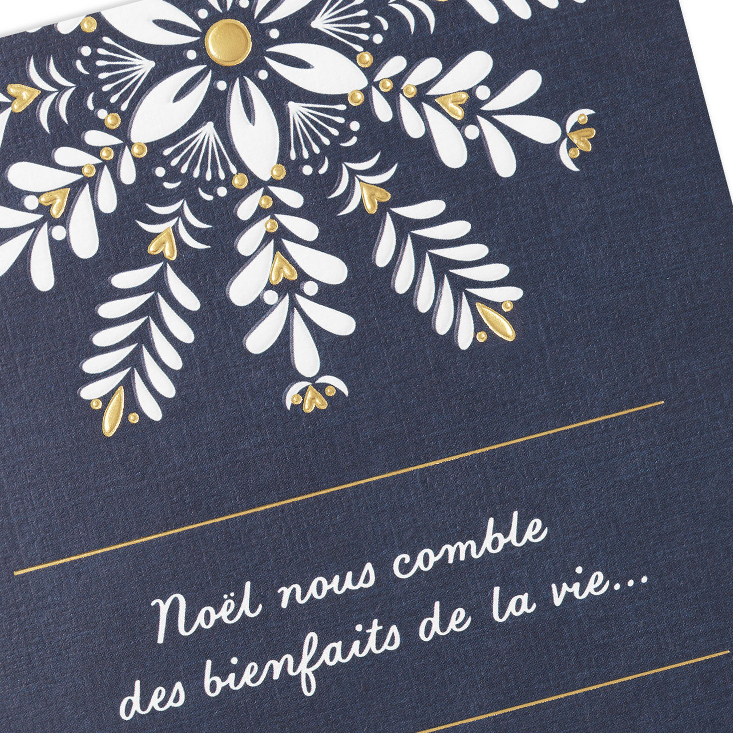 Christmas Blessings FrenchLanguage Christmas Card Greeting Cards
