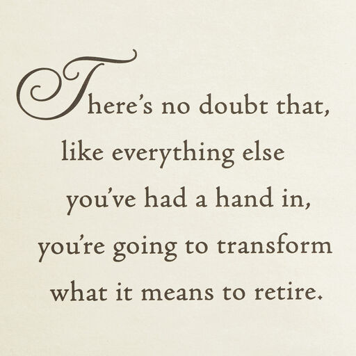 Enjoy the Adventure Retirement Card, 