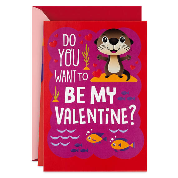 You Otter Be My Valentine Pop-Up Valentine's Day Card