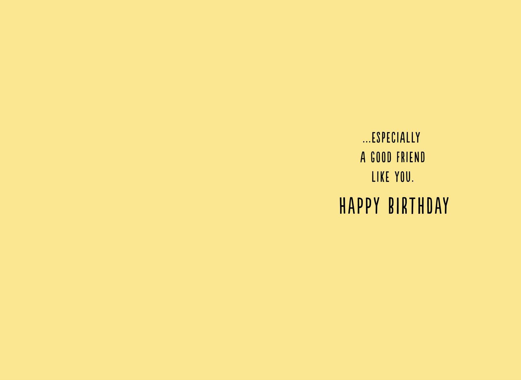 Celebrating Every Good Thing Today Birthday Card