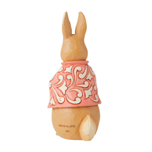 Jim Shore Flopsy Bunny Mini Figurine, 4", 