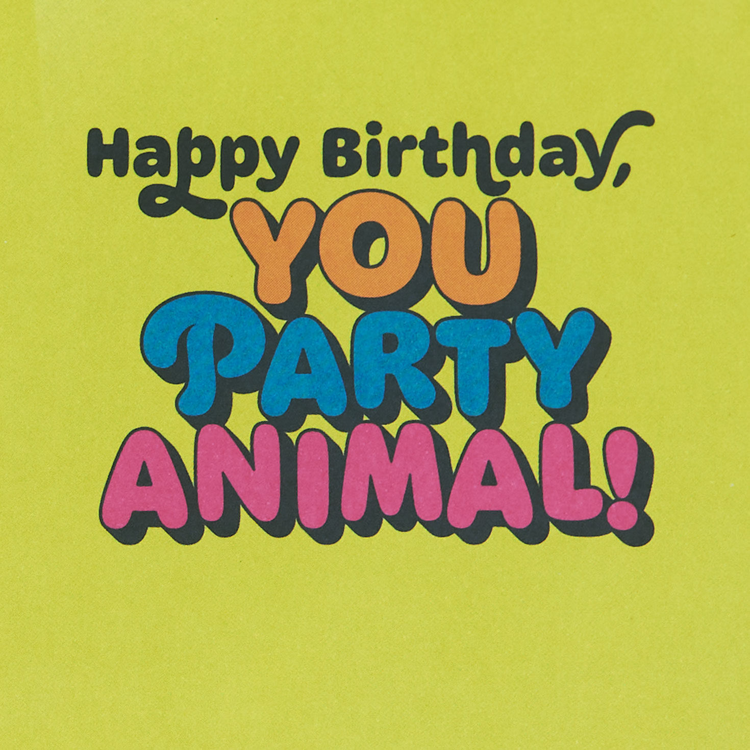 Party Animals Musical Birthday Card for Kids Sentiment image number 2