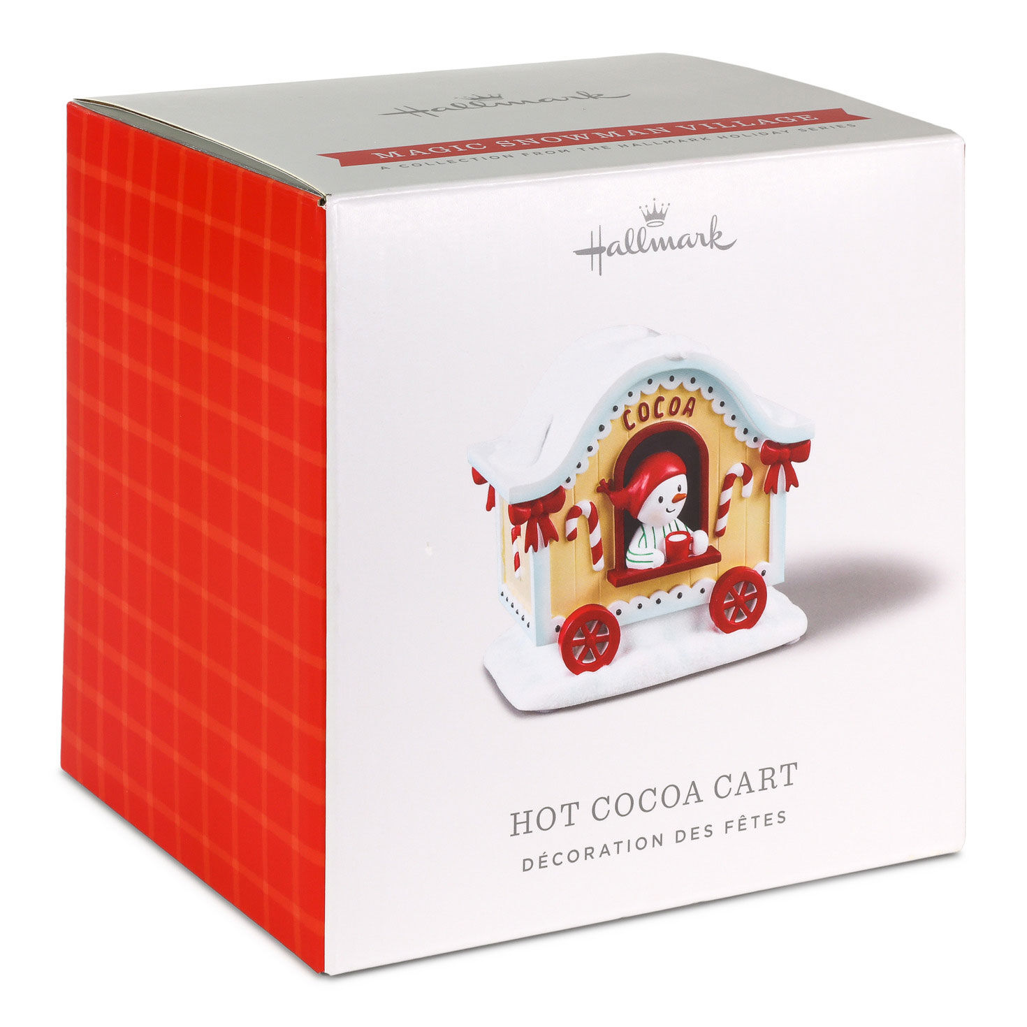 Snowman Village Hot Cocoa Cart Decoration package front image number 5