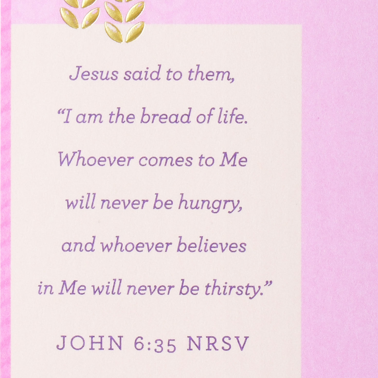 Cross, Chalice and Grapes Communion Card for Girls  image number 3