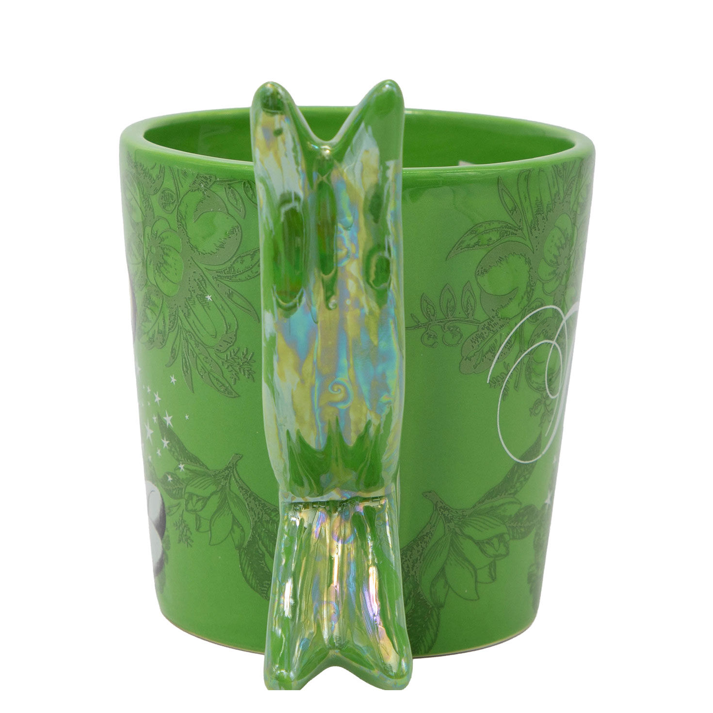 Green Tinker Bell Mug With Fairy Wing Handle side image number 3