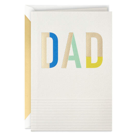 Celebrating How Great You Are Father's Day Card for Dad
