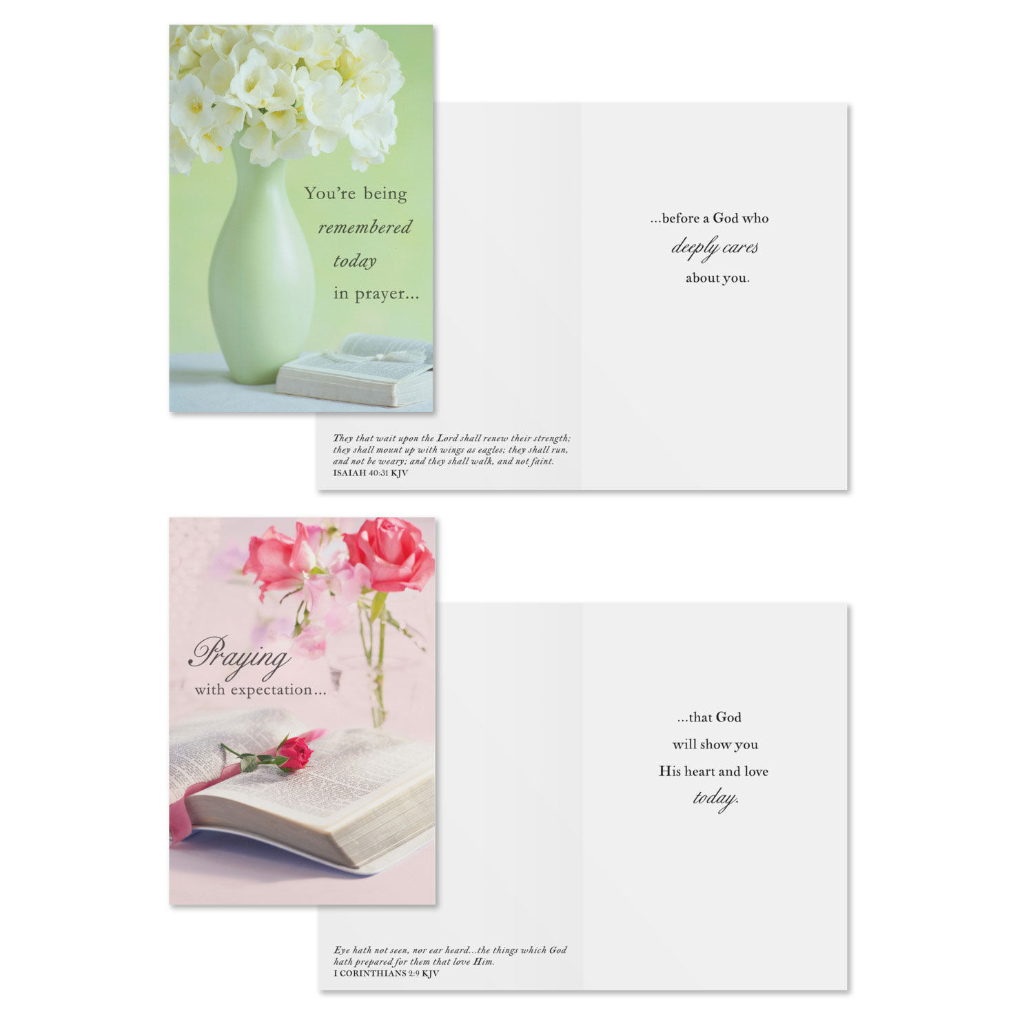 Open Bibles DaySpring Prayer Cards Assortment Card Front with Sentiment image number 4
