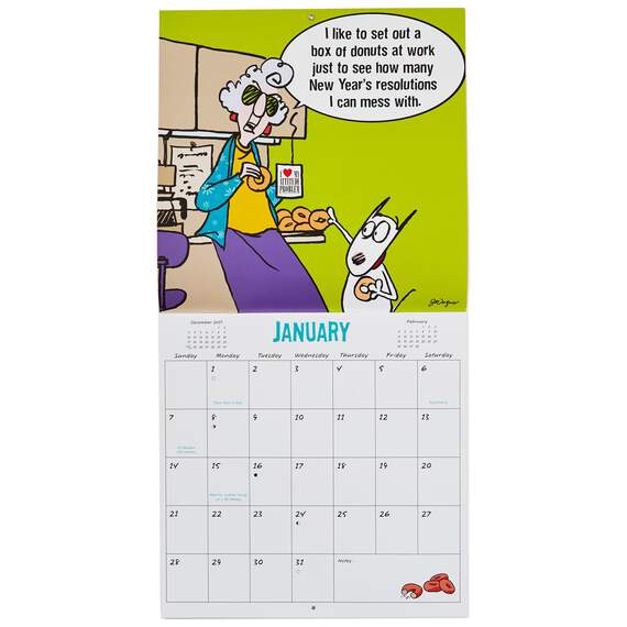 Maxine™ 2018 Wall Calendar, 12-Month, , large image number 3