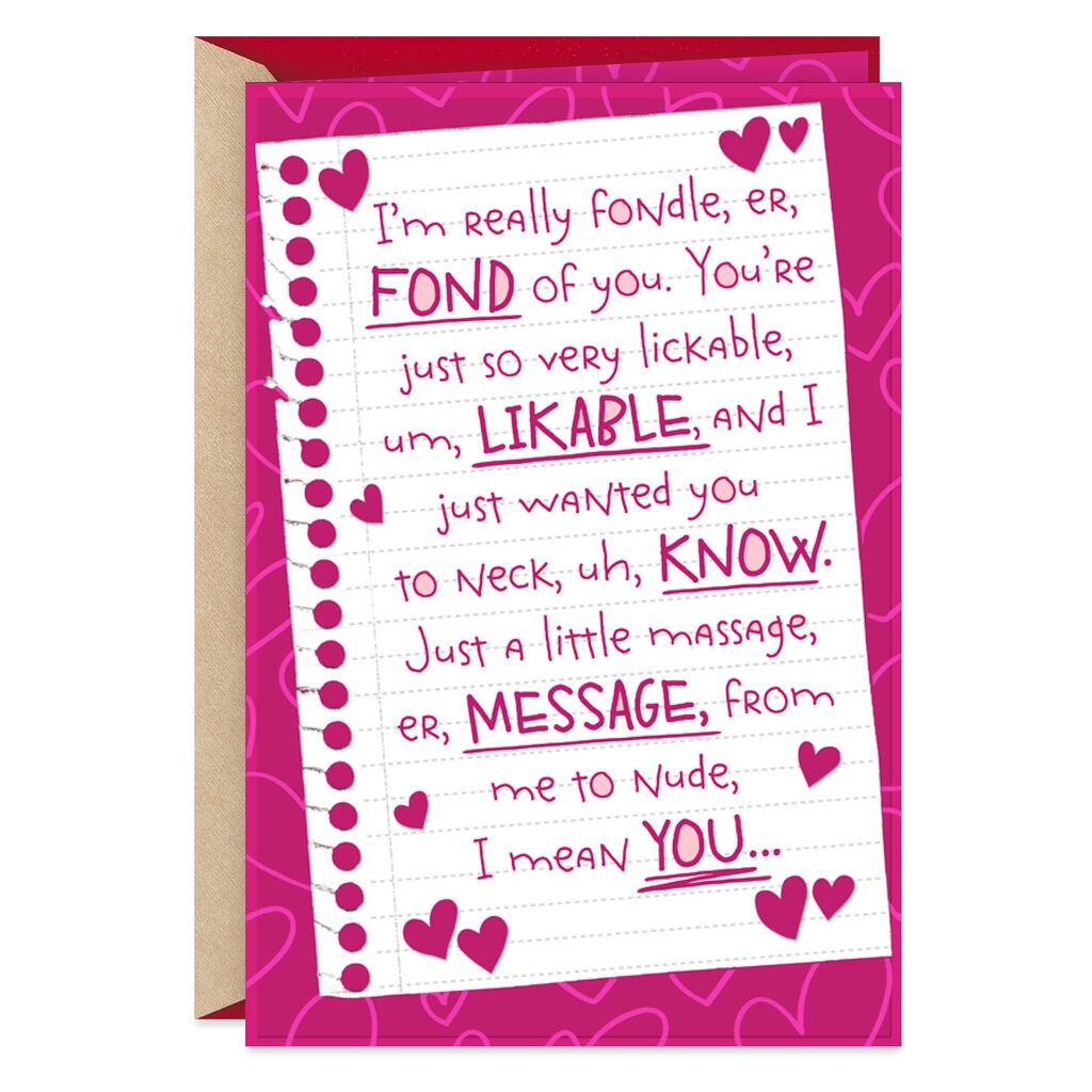 Verbazingwekkend Rambling Romantic Love Letter Sweetest Day Card - Greeting Cards XR-59