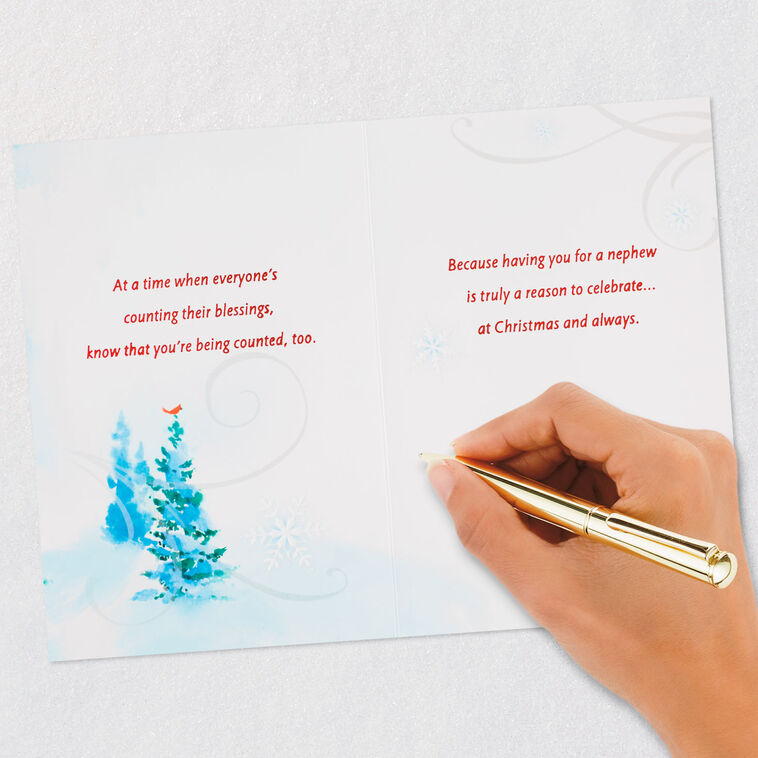 Love You, Nephew Christmas Card, , large image number 7