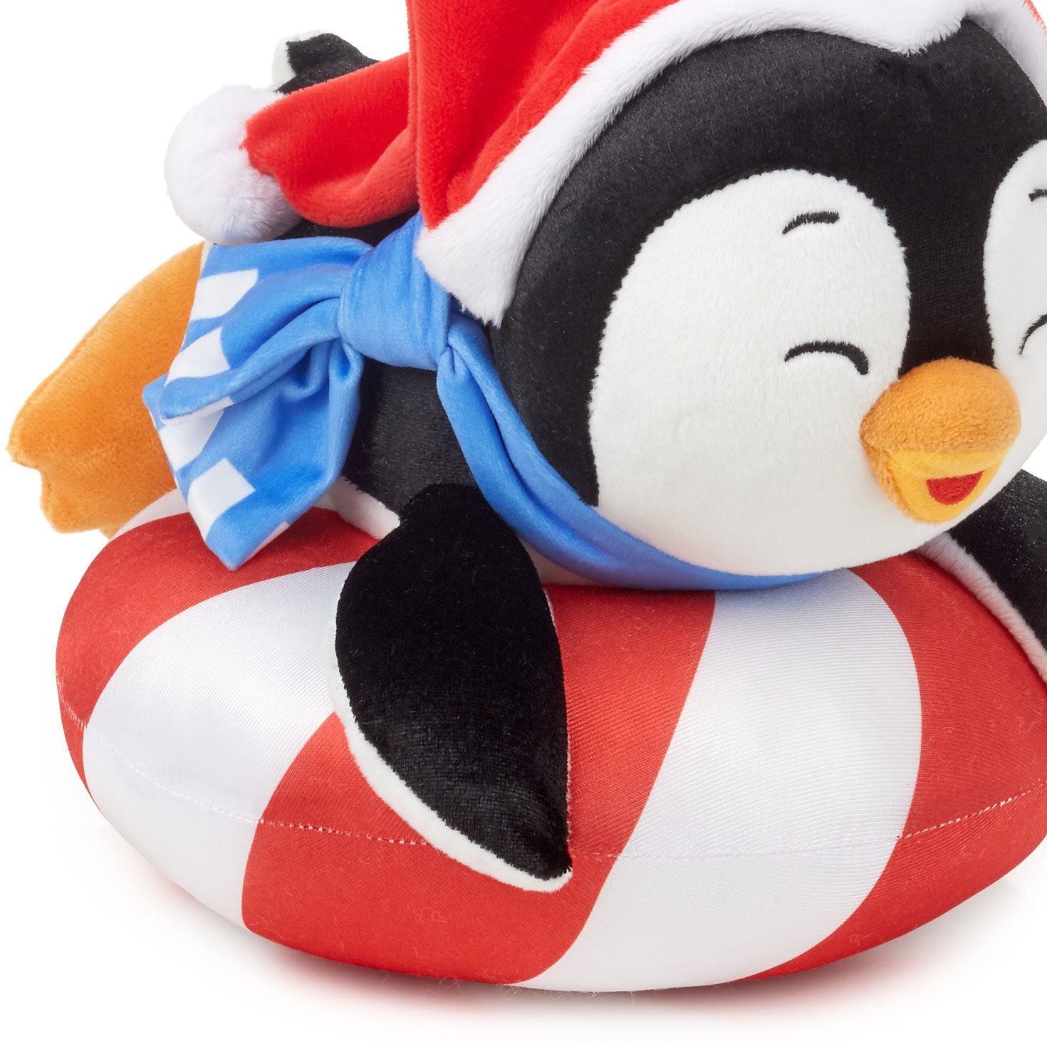 Sledding Penguins Musical Plush With Motion upclose view image number 5