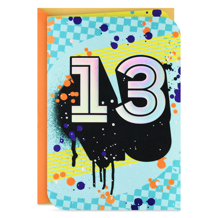 Big Deal 13th Birthday Card