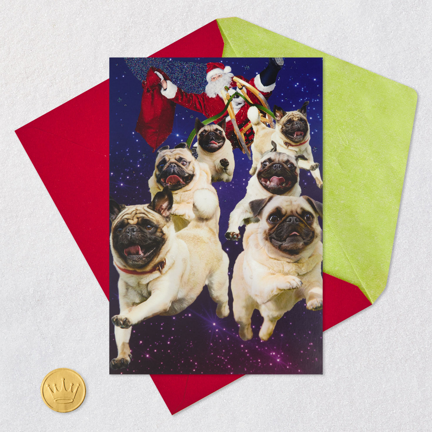 Merrier Together Funny Musical Christmas Card for All, , large image number 5