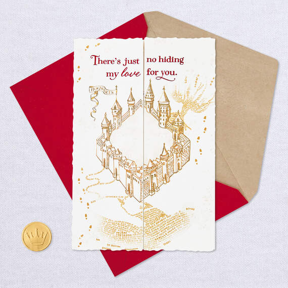 Harry Potter™ Marauder's Map™ Romantic Love Card, , large image number 6