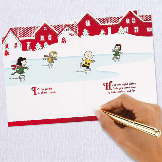 Peanuts® Skating Christmas Card, , large image number 7