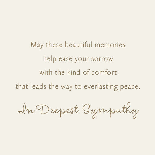 Beautiful Memories Sympathy Card, 