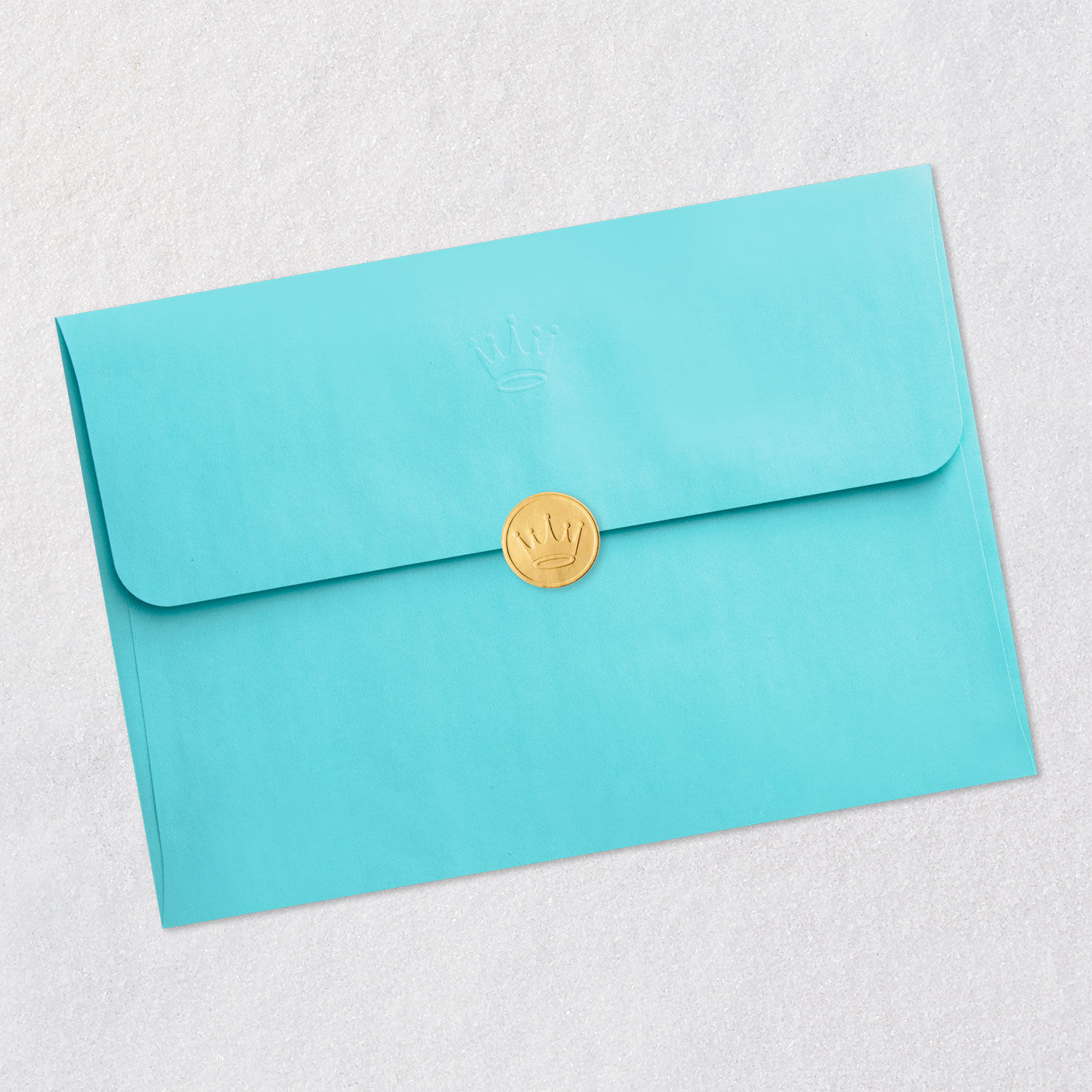 Pick A Number Confetti Cake Pop-Up Birthday Card Envelope Back with Seal image number 9
