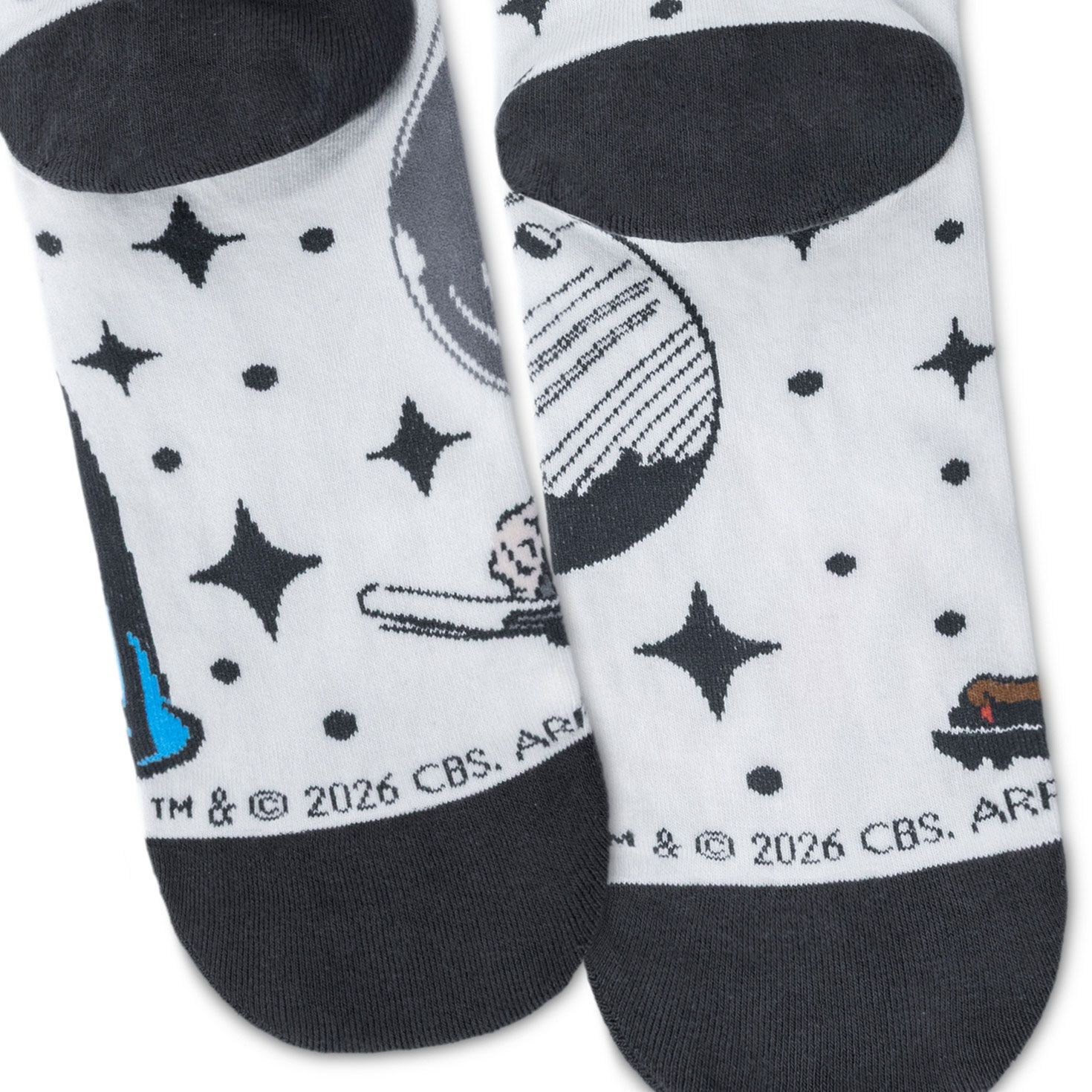 Star Trek&trade; Crew of the Enterprise Novelty Crew Socks upclose view image number 4