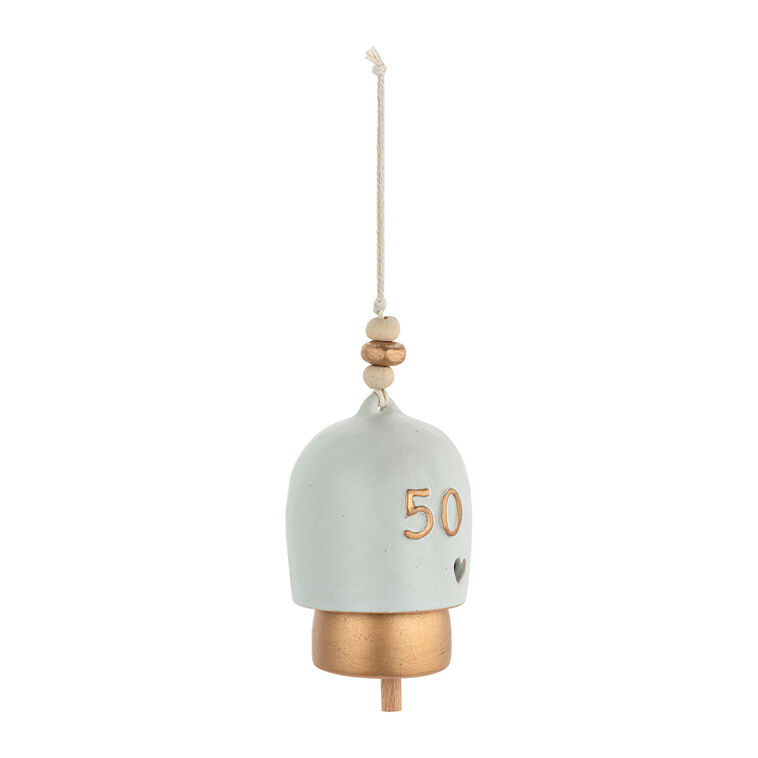 Demdaco 50th Anniversary Decorative Bell side image number 3