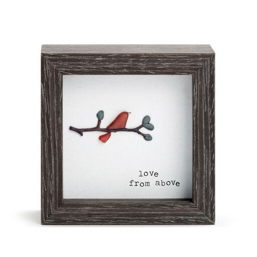 Demdaco Love From Above Cardinal Shadow Box, 