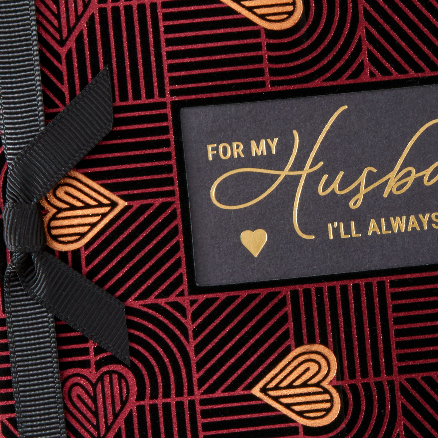 Geometric Hearts Valentine's Day Card for Husband Cover Detail image number 5