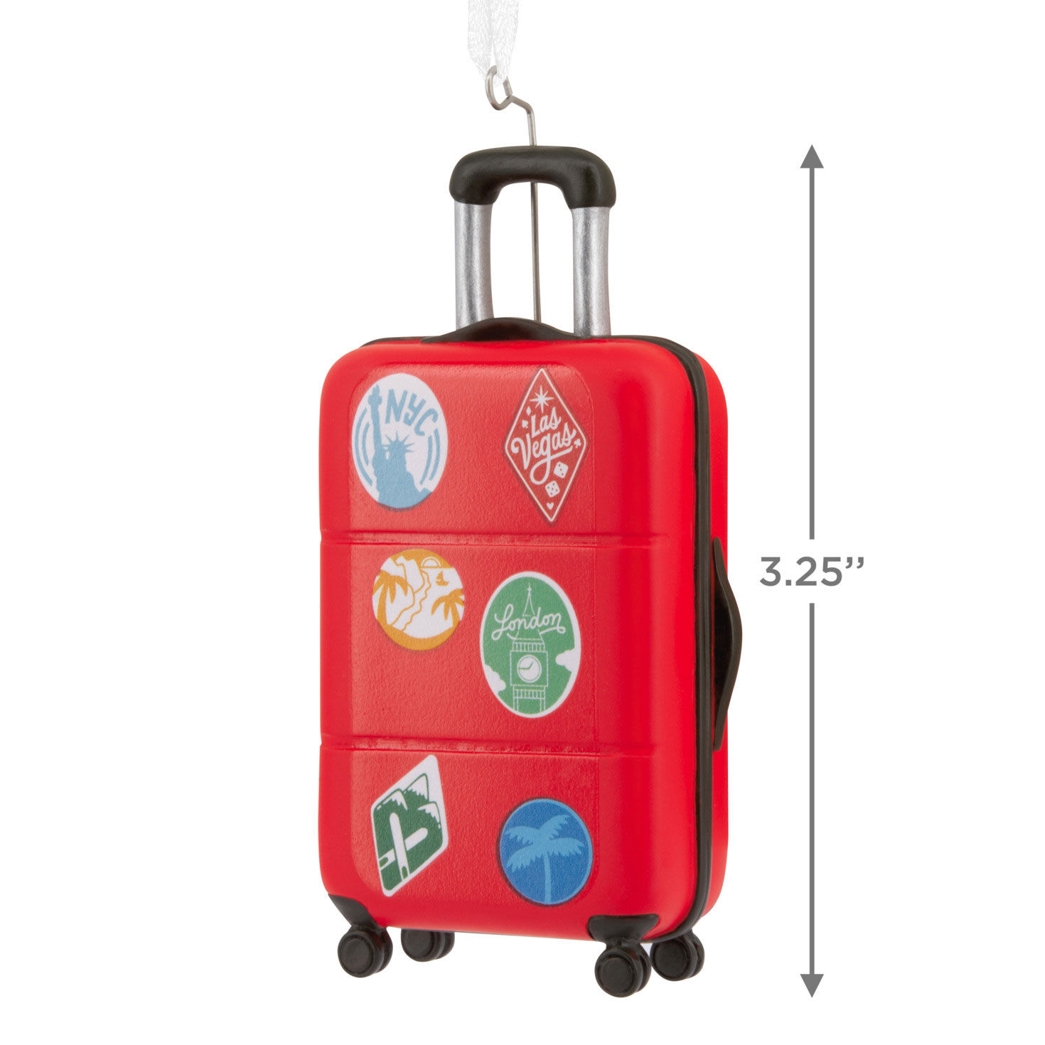 Rolling Suitcase Hallmark Ornament, , large image number 3