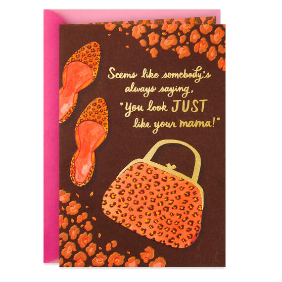 Being Like You Makes My Heart Happy Mother's Day Card for Mama, , large image number 1
