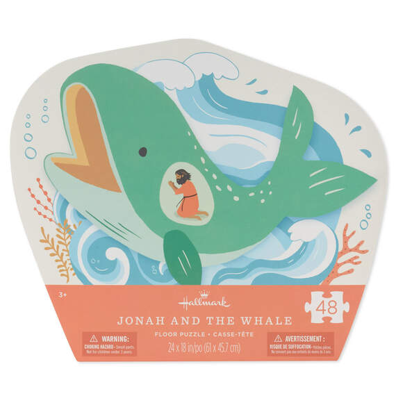 Jonah and the Whale 48-Piece Floor Puzzle, , large image number 1
