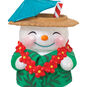 Snowman Tiki Cup Keepsake Ornament closeup view image number 5