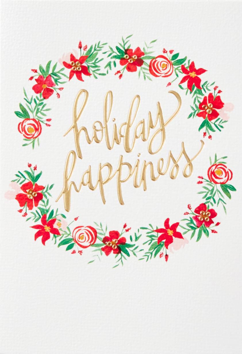 Holiday Happiness Christmas Card