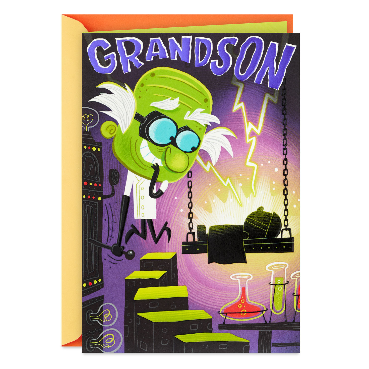 The Best Kid Ever Created Halloween Card for Grandson