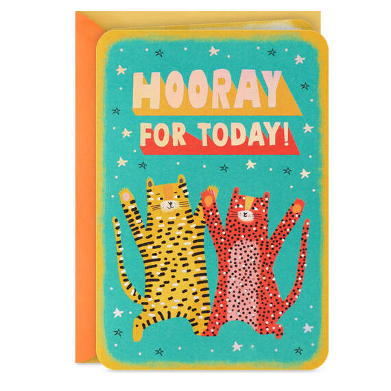 Hooray for Today Congratulations Card, , large image number 1