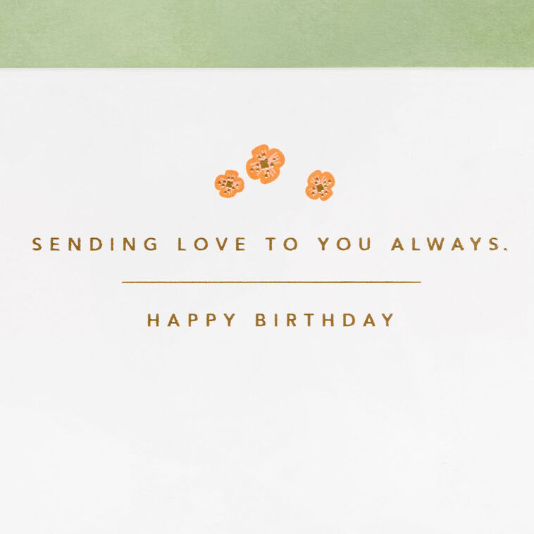 Botanical Envelopes Signature Birthday Card sentiment image number 2