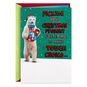 Nose-Picking Polar Bear Funny Pop-Up Christmas Card Card Front image number 1