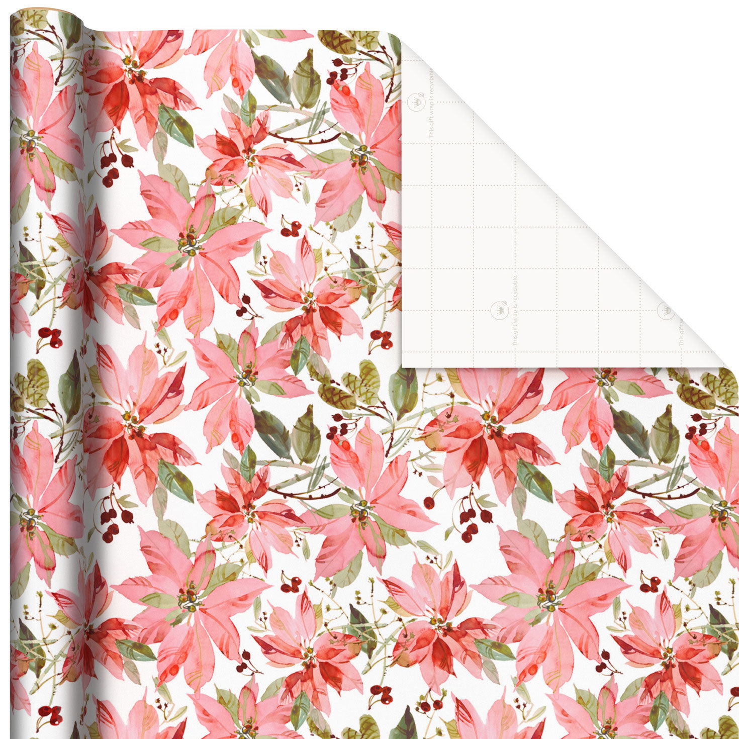 Homespun Charm 3-Pack Christmas Wrapping Paper, 75 sq. ft., , large image number 4