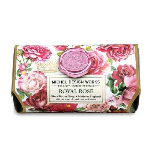 Royal Rose Scented Bath Soap Bar, 8.7 oz., 