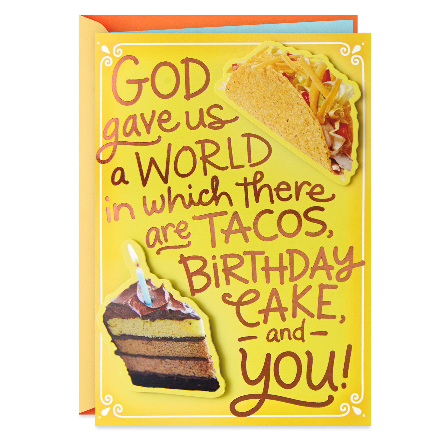 Tacos Birthday Cake And You Birthday Card Greeting Cards Hallmark