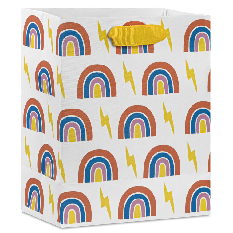 Rainbows and Lightning Bolts Small Gift Bag Back image number 6
