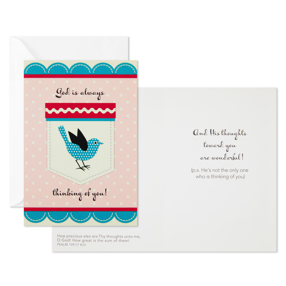 Pocket Prints Assorted Religious Thinking of You Cards, Box of 12