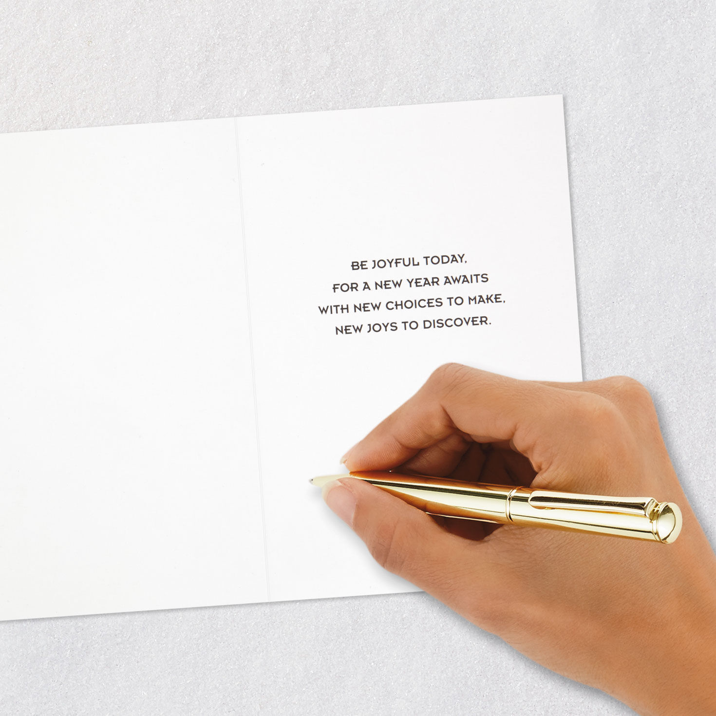 Star of David Rosh Hashanah Cards Pack Signing card image number 6