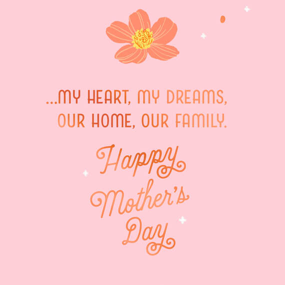 You Fill Everything With Love Video Greeting Mother's Day Card for Wife, , large image number 2
