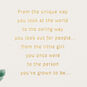 Young Woman Walking Dog Niece Christmas Card Sentiment image number 2