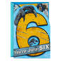 Jurassic World You're Jura-Six Musical 6th Birthday Card, , large image number 1