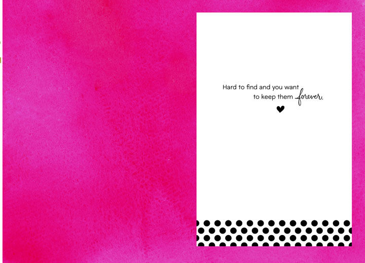 Little Black Dress Friendship Card