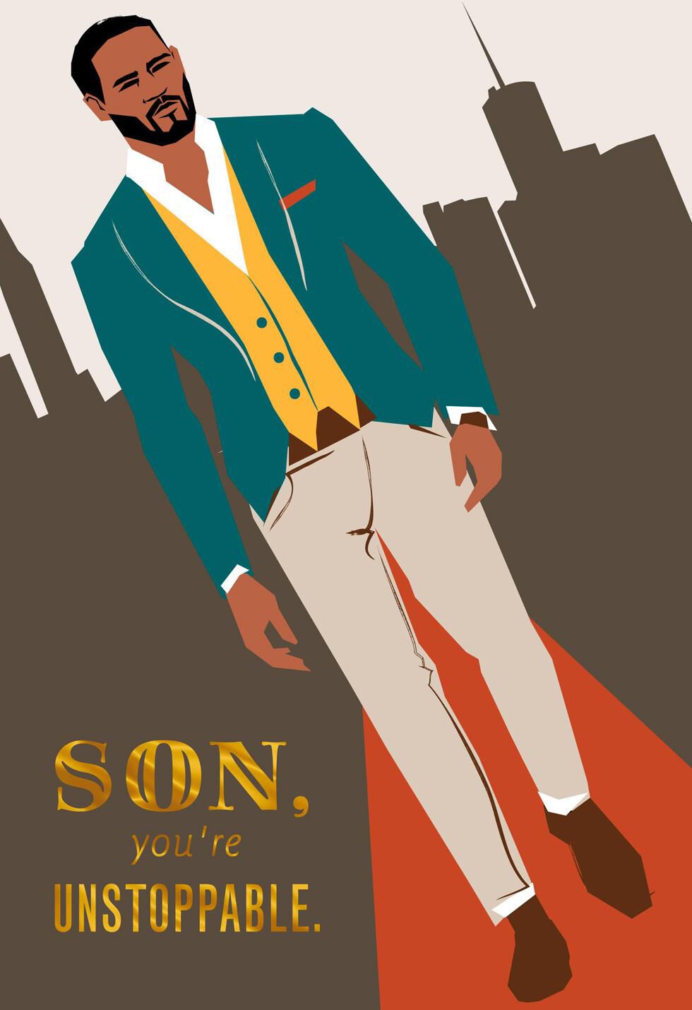 Son, You're Unstoppable Birthday Card